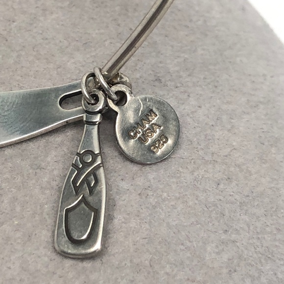 NEW💥CHAMILIA .925 Sterling Silver Bangle Bracelet - Picture 5 of 5